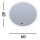 LED Wandspiegel mit Licht Touch Dimmer IP44 28 W rund
