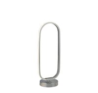 LED Tischlampe in Chrom 33 cm 3000 K warmweißes Licht