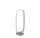 Lampe de table LED en chrome 33 cm 3000 K lumière blanche chaude