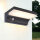 LED Solar Außenwandlampe IP54 Aluminium Bewegungsmelder