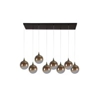 Suspension LED Sphères en verre 107 cm 3000 K...