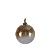 LED Hängelampe Glaskugel Ø16 cm 5 W Schwarz...
