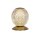 Boule lampe de table métal en laiton 13 cm G9 élégant