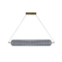 LED Pendelleuchte Metall in Messing 42 W 3000 K 108 cm