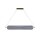 Suspension LED métal laiton 42 W 3000 K 108 cm