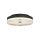 Runde LED Deckenlampe Schwarz Metall 858 lm warmweiß