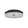 Runde LED Deckenlampe Schwarz Metall 858 lm warmweiß