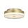 Runde LED Deckenlampe in Gold Metall Ø30 cm 3000 K 21 W