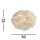 Suspension remarquable Plumes 50 cm rond E27 en blanc