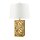 Lampe de table vintage AIROSO Blanc H:80cm Lampe design
