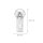 Applique en métal Abat-jour en verre G9 IP44 L:10 cm en laiton