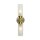Up Down Wandlampe in Messing Metall Glas IP44 H:37 cm