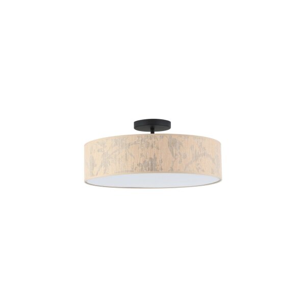 Plafonnier décoratif motif bambou E27 3-flamme