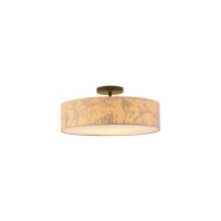 Plafonnier d&eacute;coratif motif bambou E27 3-flamme