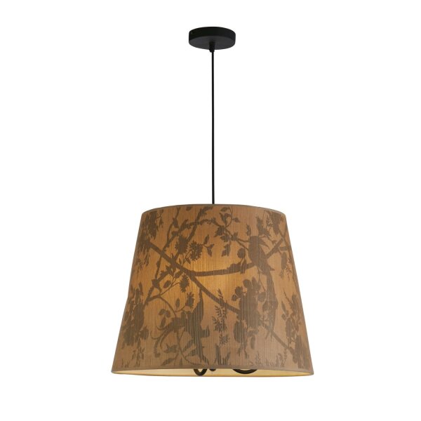 Lampe à suspendre confortable Abat-jour en papier E14 Ø45 cm 3-flammes