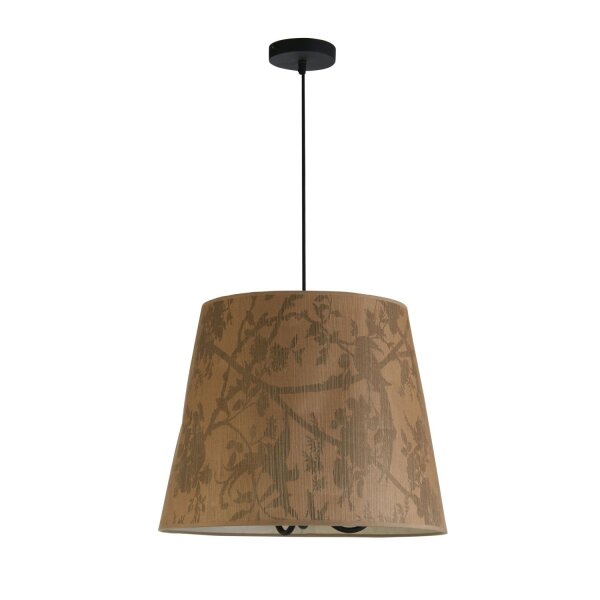 Lampe à suspendre confortable Abat-jour en papier E14 Ø45 cm 3-flammes