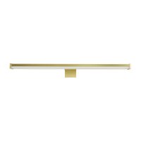 Lampe à miroir LED dorée aluminium IP44 9 W...