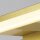 Goldene LED Spiegelleuchte Aluminium IP44 9 W 687 lm