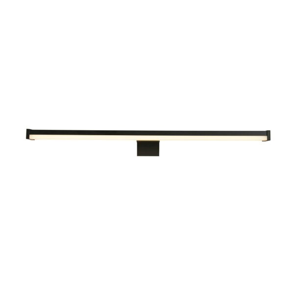 Schwarze LED Spiegelleuchte Aluminium IP44 9 W 3000 K