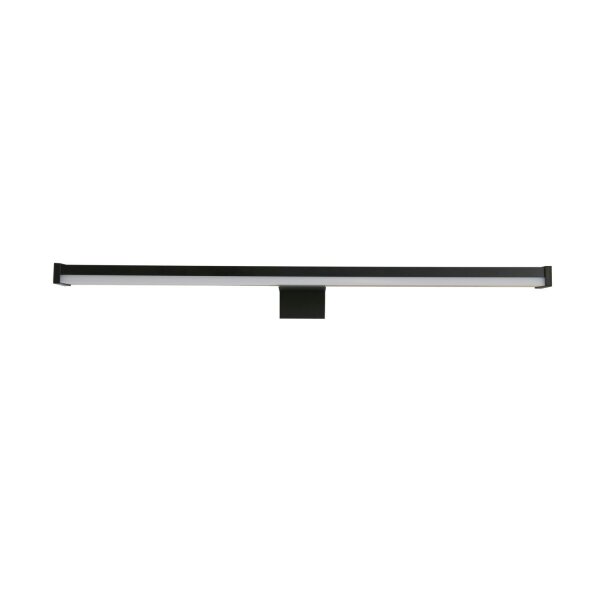 Schwarze LED Spiegelleuchte Aluminium IP44 9 W 3000 K