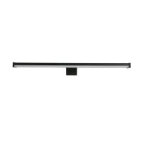 Schwarze LED Spiegelleuchte Aluminium IP44 9 W 3000 K