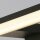Schwarze LED Spiegelleuchte Aluminium IP44 9 W 3000 K