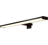 Schwarze LED Spiegelleuchte Aluminium IP44 12 W 60 cm