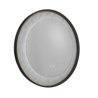 LED Wandlampe dimmbar Glas Metall Touch IP44 Ø80 cm