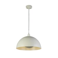 Metall Hängelampe in Creme E27 bis 60 W Ø40...