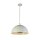 Metall Hängelampe in Creme E27 bis 60 W Ø40 cm rund