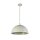 Metall Hängelampe in Creme E27 bis 60 W Ø40 cm rund