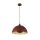 Hängelampe Loft E27 bis 60 W Ø40 cm Metall in Orange