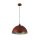 Hängelampe Loft E27 bis 60 W Ø40 cm Metall in Orange