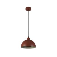Hängelampe Loft E27 Ø25 cm rund Metallschirm...