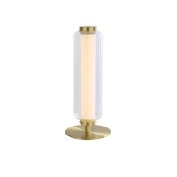 Lampe de table LED basse verre métal Touch Dimmer...