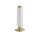 Lampe de table LED basse verre métal Touch Dimmer 31 cm