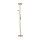 LED Stehlampe mit Dimmer Metall Glas 180 cm in Messing