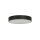 Runde LED Deckenleuchte Schwarz Metall B:25 cm 3000 K