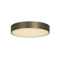 Runde LED Deckenlampe in Bronze Metall B:25 cm 676 lm