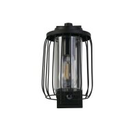 Wandlampe Außen mit Bewegungssensor Aluminium IP44 E27