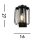 Applique murale extérieure avec capteur de mouvement aluminium IP44 E27