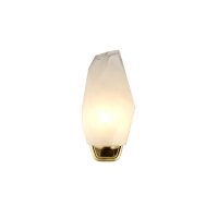Applique murale de style verre métal IP44 G9 en...