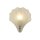 Applique décorative métal verre P:11 cm IP44 en argent