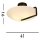 Lampe de plafonnier verre métal E27 Ø40,5 cm rond noir blanc