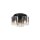 Deckenlampe Glas Metall in Schwarz Rauchgrau 3-flammig