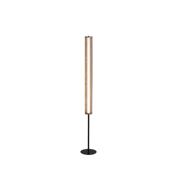 Lampadaire LED à intensité variable en or noir métal 156 cm
