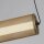 Suspension LED or noir métal 26 W 92 cm