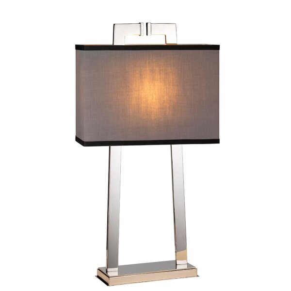Lampe de table KANDILA Gris H:66cm Lampe de sol design