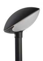 Außen Stehlampe TREEBEEK Schwarz Weiß 124cm