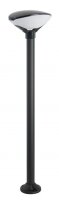 Luminaire dextérieur moderne IP54 169cm E27 noir